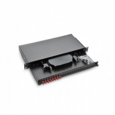  кросс 19" (1U), 24 Порта SC, Simplex, Без адаптеров, 