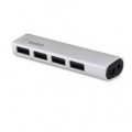 USB HUB 4-port USB 2.0 White and Black