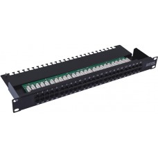 Патч-панель телефонная 19" (1U), 50 портов RJ-45 (8P4C), Dual IDC, APC610088	