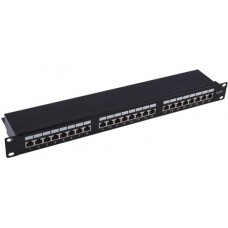 Патч-панель STP, 19" (1U), 24 порта RJ-45, Cat.6, Dual IDC, APC610141	